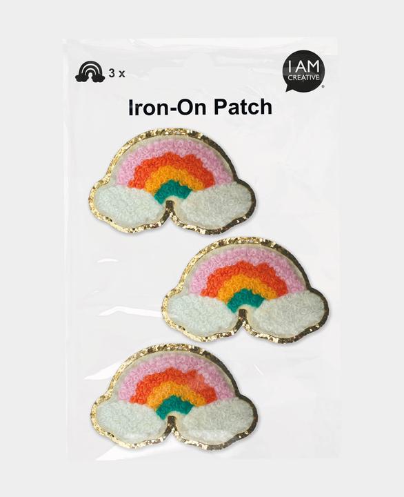 Image du produit I Am Creative Ecusson Iron on patch Arc-en-ciel (3 x)