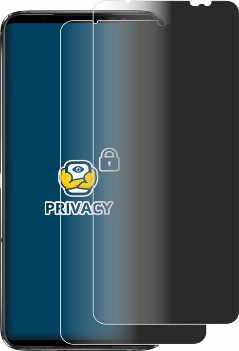 Productafbeelding BROTECT Anti-spionnetje privacyfolie Beschermfolie tegen blauw licht (2 Stuk, Asus ROG Phone 6 Pro)