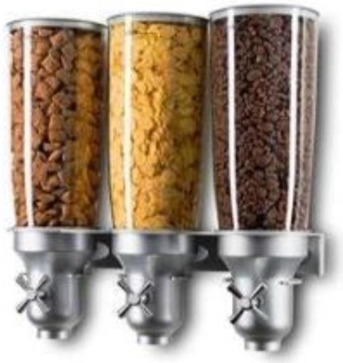 Image du produit Linum Distributeur de céréales 3x5lt mural 46.5x15.5x50cm