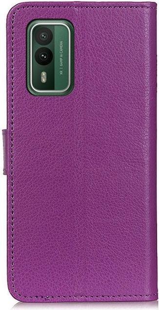 Actual product image MU Classic Litchi Leather Bookcover Series (Nokia XR21)