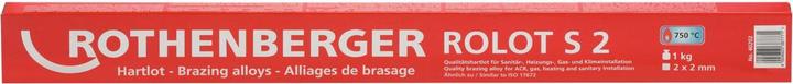 Rothenberger ROLOT S2, similaire à ISO 17672, 2x2x500mm, 1kg