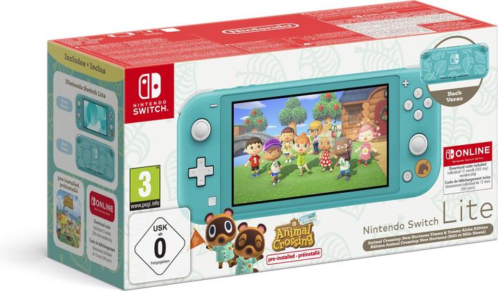 Immagine prodotto Nintendo Switch Lite Animal Crossing: New Horizons in edizione nip-and-tuck