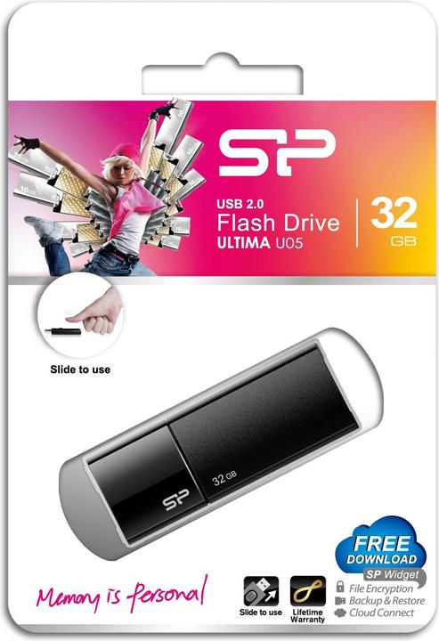 Actual product image Silicon Power Ultima U05 - USB Flash Drive (32 GB, USB-A)