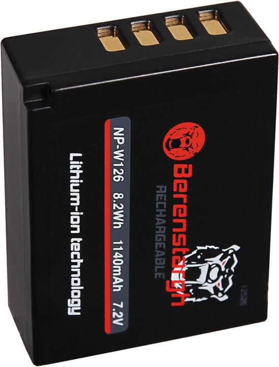 Actual product image Berenstargh Fuji NP-W126 (Rechargeable battery)