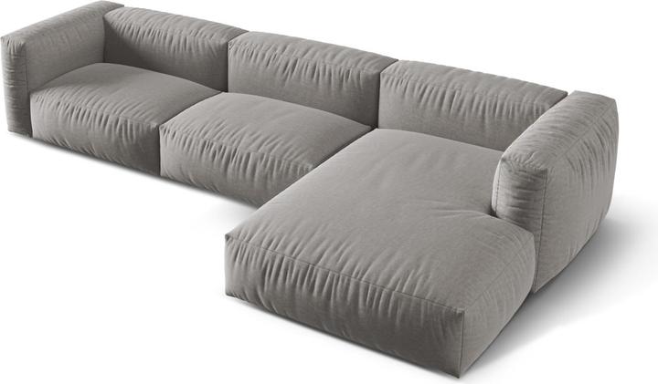 Image du produit Micadoni Canapé D'Angle Droit Modulaire, "Martina", 3 Places, 332x176x75 Fabriqué en Europe (Canapé d'angle)