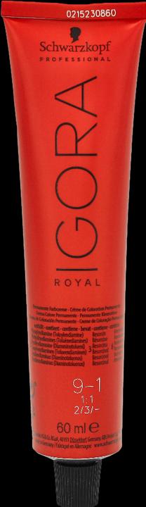 Produktbild Schwarzkopf Professional Igora Royal (9-1 Extra Hellblond Cendre)