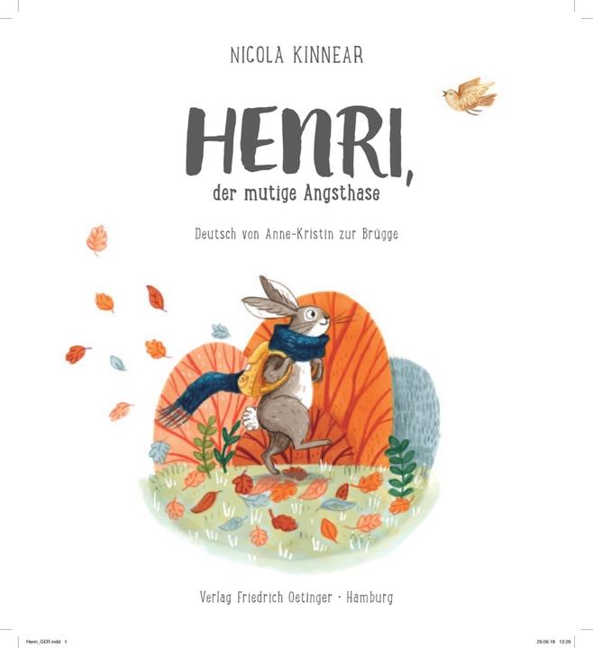 Image du produit Henri, der mutige Angsthase (Allemand, Nicola Kinnear, 2019)