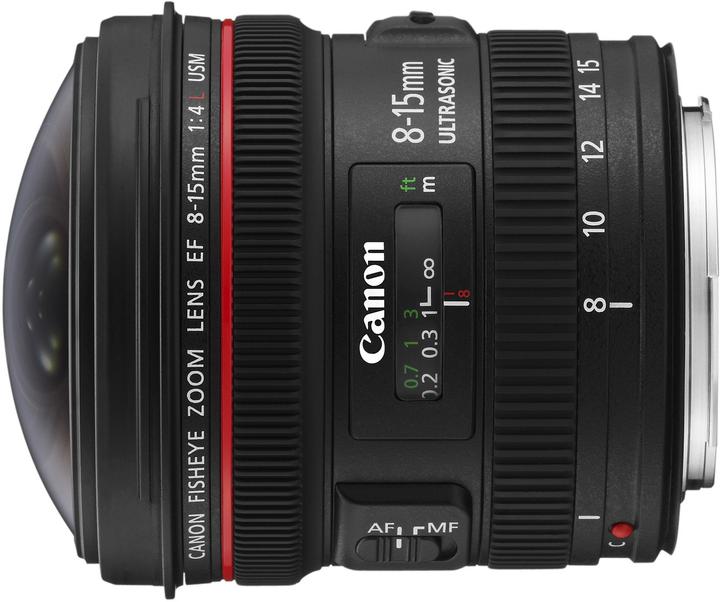 Actual product image Canon EF 8-15mm f/4L Fisheye USM (EU) (Canon EF, full size)