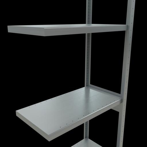 Actual product image Schulte Lagertechnik MULTIplus250 boltless add-on bay system with length bolts