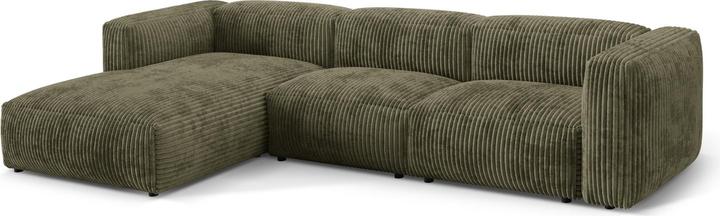 Image du produit Micadoni Canapé D'Angle Gauche Modulaire, "Martina", 3 Places, 332x176x75 Fabriqué en Europe (Canapé d'angle)