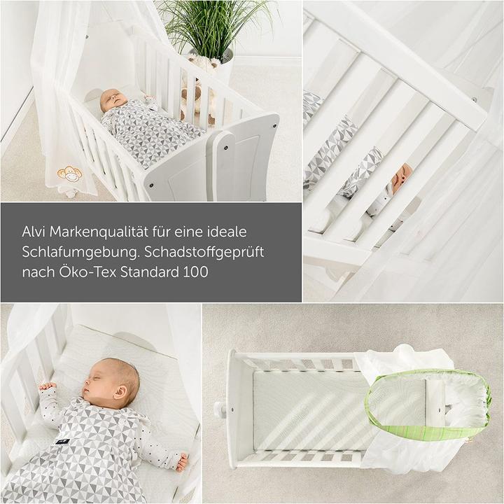 Produktbild Alvi Babymatratzen & Kindermatratzen Beistellbett & Wiegen-Matratze (90 x 40 x 5 cm)