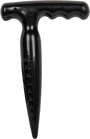 Bradas Cutter pour trous de plantation DE LUXE, noir
