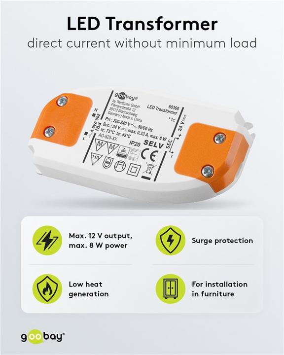 Produktbild Goobay LED-Trafo