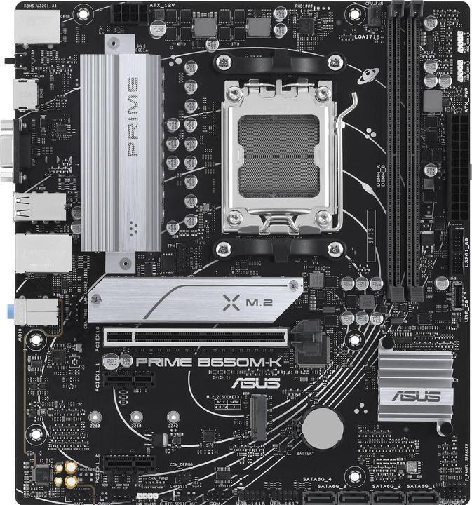 Image du produit ASUS Prime B650M-K (AM5, AMD B650, mATX)