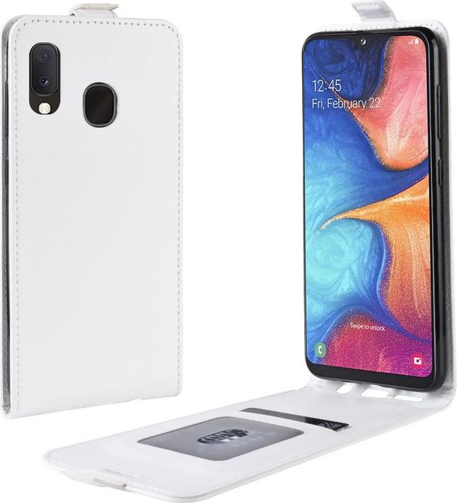 Image du produit Cover-Discount Etui à rabat en cuir avec compartiment photo vertical (Samsung Galaxy A20e)