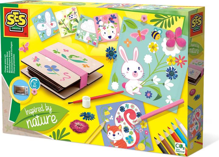 Actual product image Ses Creative Craft Set Flower Press Inspired by nature