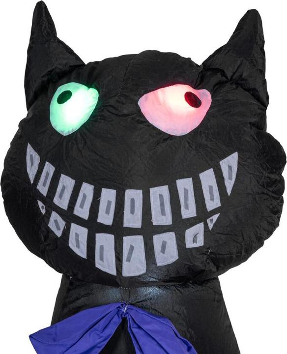 Produktbild Europalms Halloween Aufblasbare Figur Katze mit Kürbis, 183cm
