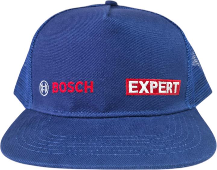 Produktbild Bosch Professional Zubehör Bosch Professional Trucker Cap “EXPERT” Blau Baumwolle / Polyester ( 6035951880 )