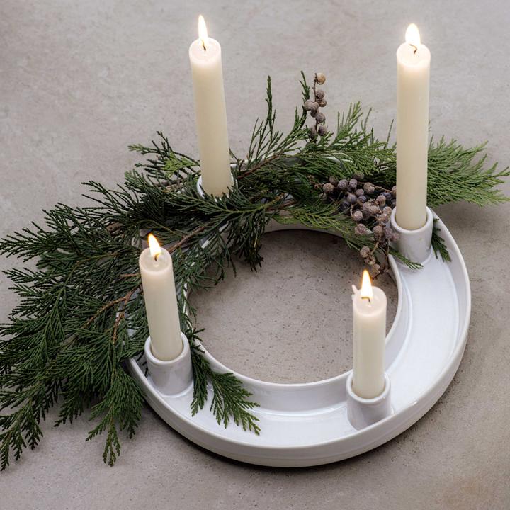 Immagine prodotto Like. by Villeroy & Boch Corona d'Avvento (26,5 x 26,5 x 5,5 cm)