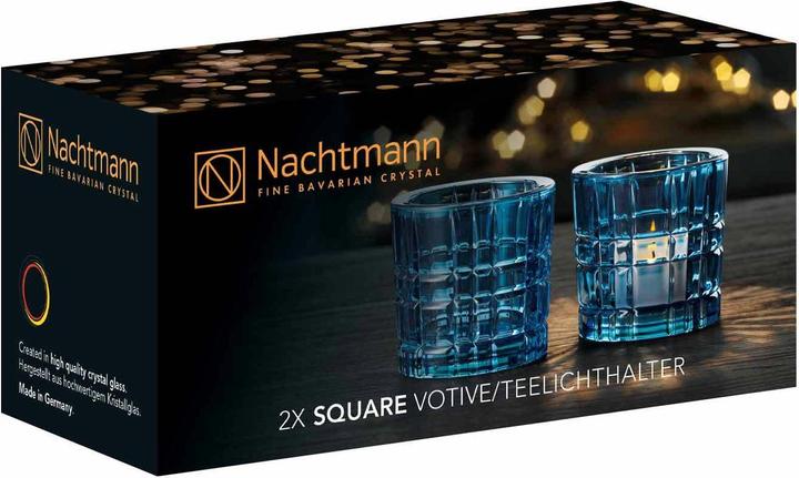 Actual product image Nachtmann Tealight holder Square Votives (2 x, Ø 7 x 6.5 cm)