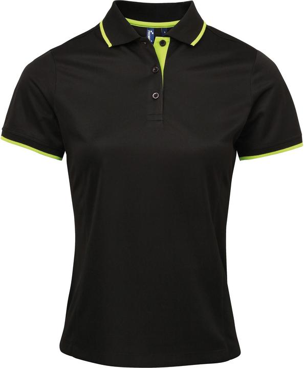 Premier Kontrast CoolKaro Polo Shirt