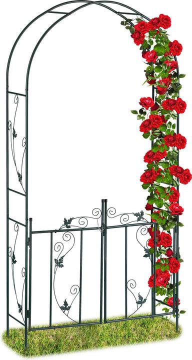 Actual product image Relaxdays Rose Arch with Gate (36.50 cm, 113.50 cm)
