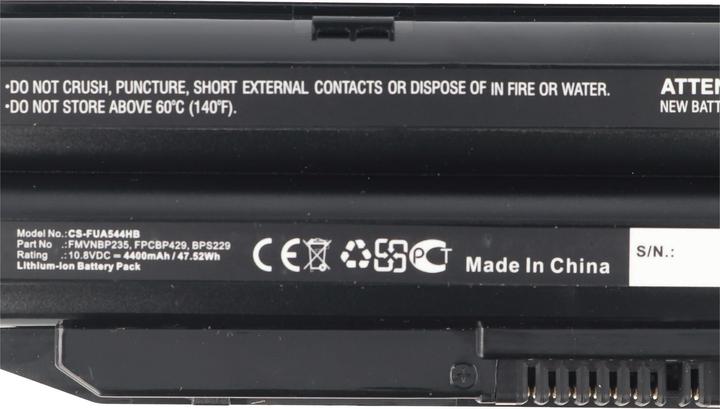 Image du produit AccuCell Batterie compatible Fujitsu LifeBook A544 Batterie FMVNBP235 4400mAh (4400 mAh)