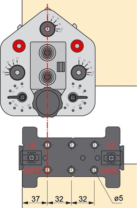 Actual product image Hettich Drill Jig VB (Connection fitting, 1 pcs.)