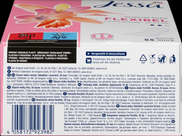 Produktbild dm Jessa Slipeinlagen Flexibel (55 x, Slipeinlagen)
