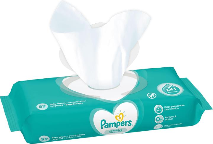 Image du produit Pampers Sensible (52 pièce(s))