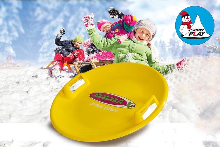 Actual product image Jamara 460370 - Plate sled - Yellow - Both sexes - 60 cm
