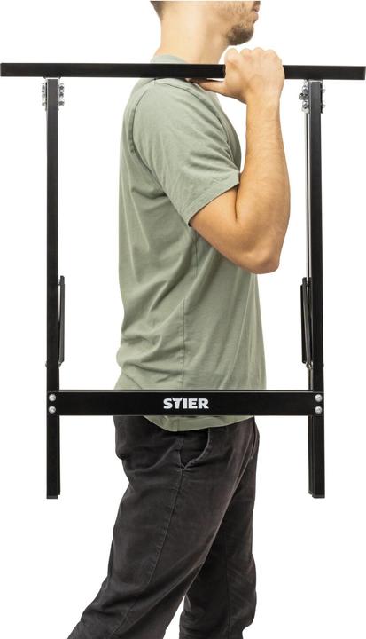 Actual product image Stier Tréteau en acier 100 kg (63.50 cm, 43 cm)