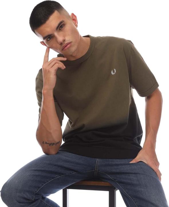 Actual product image Fred Perry Mens Ombre T-Shirt (M)