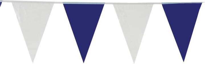 Tib Plastic pennant chain blue-white