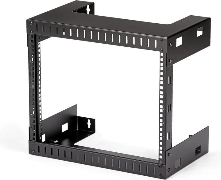 StarTech Rack per apparecchiature montabili a parete con telaio aperto 8U 19 pollici - profondità 30 cm - (8 HE, Rack da 19 pollici)