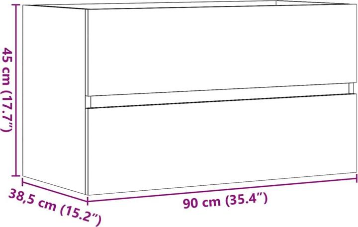 Produktbild VidaXL Waschbeckenunterschrank