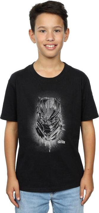 Image du produit T-shirt Garçons Black Panther Spray Headshot (152, 158)