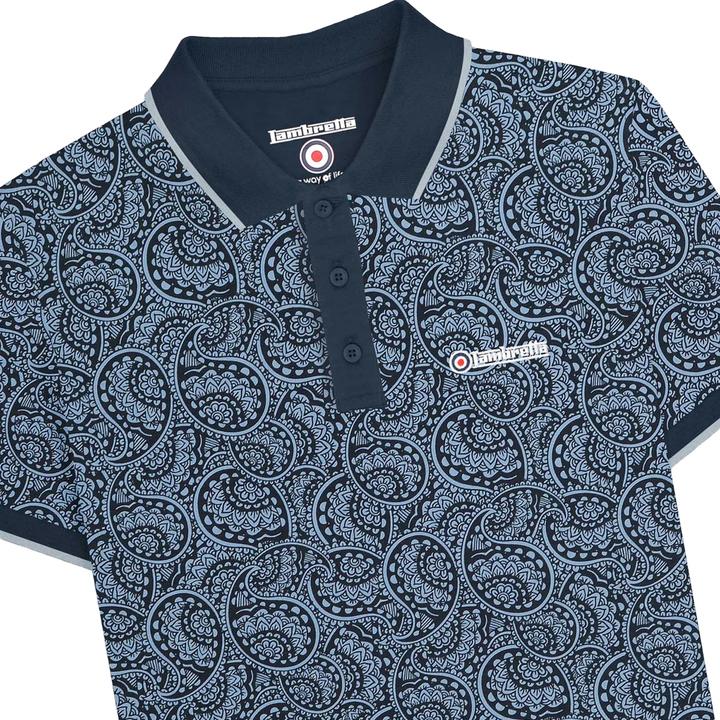 Immagine prodotto Lambretta Maglietta Polo Grande e Alto Tonale Paisley Uomo (XXL)