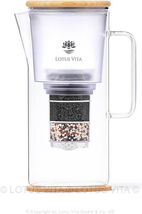 Produktbild Lotus Vita Glas-Filterkanne Katara Natura Plus