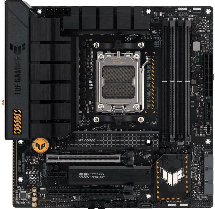 Produktbild ASUS TUF GAMING B650M-PLUS WIFI (AM5, AMD B650M, mATX)