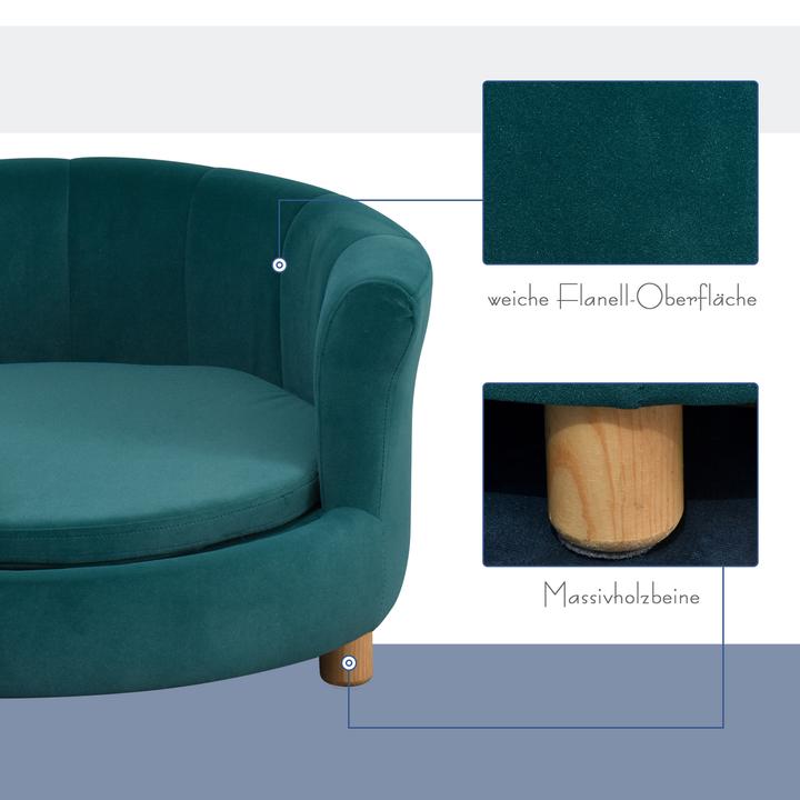 Produktbild PawHut Hundesofa mit kuschligem Stoffbezug (Hund)