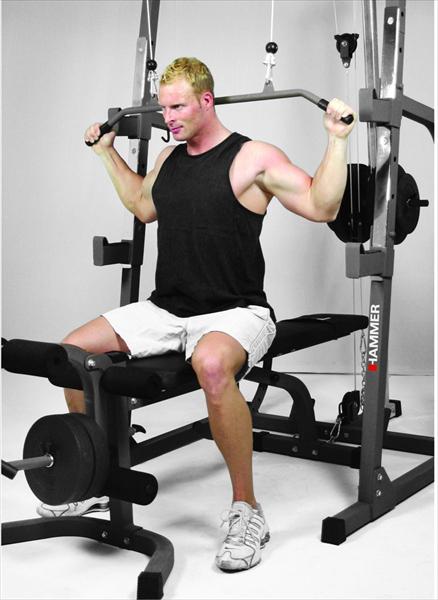 Immagine prodotto Hammer Fitness Set di pesi da banco professionale Solid XP (con PowerWeights-Set da 76 kg)