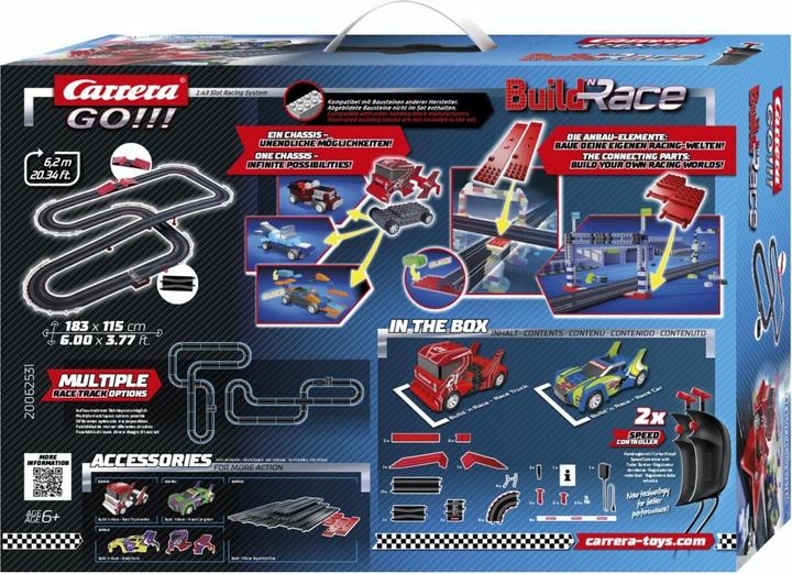 Actual product image Carrera Build 'n Race - Racing Set 6.2