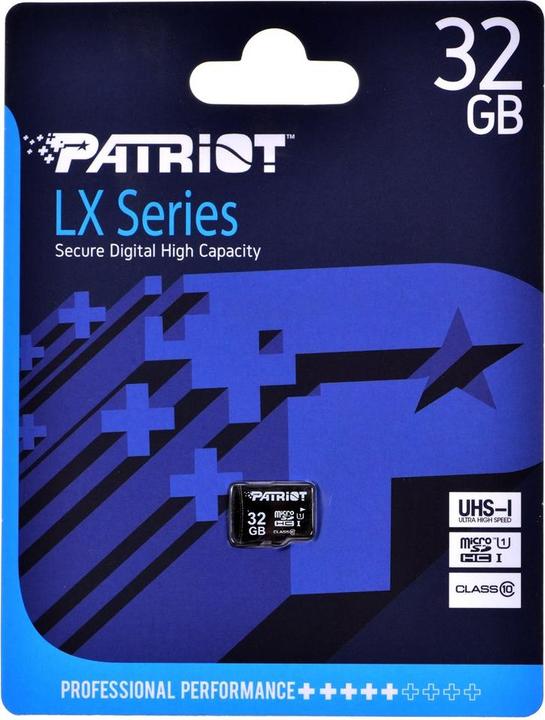 Actual product image Patriot LX Series (32 GB, microSDHC, U1, UHS-I)