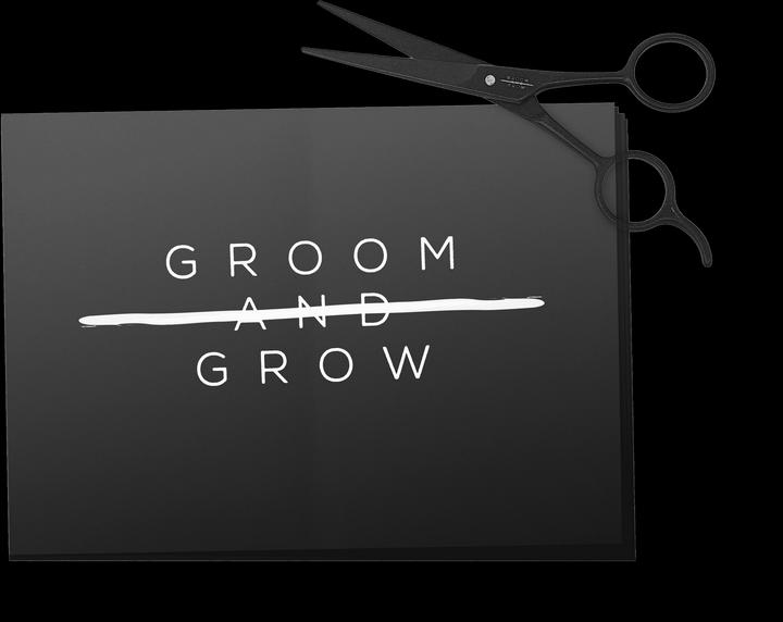 Produktbild Groom and Grow Barthaar Auffangtuch mit Bartschere