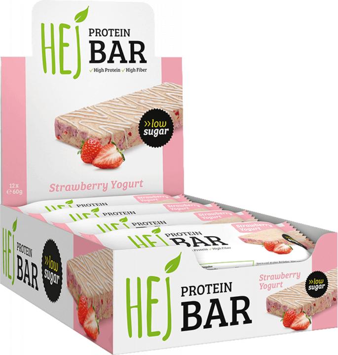 Produktbild HEJ Nutrition HEJ Protein Bar (12 x 60g) (Strawberry-Yoghurt, 1 Stk., 720 g)