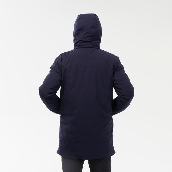 Produktbild Quechua Parka Winterjacke Herren warm bis -10 °C wasserdicht Winterwandern - SH500 blau (XL)