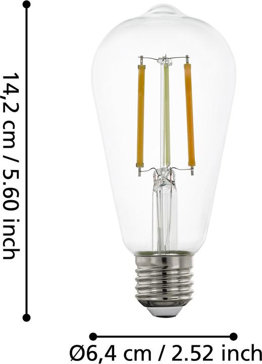 Image du produit EGLO Sources lumineuses (E27, 6 W, 806 lm, 1 x, E)