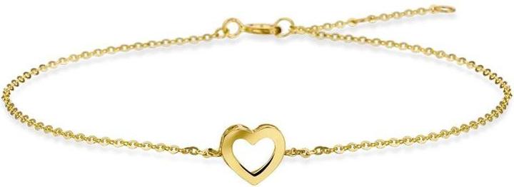 Marie Celeste Armband Hart 16,5 - 18,5 cm - Gold (18.50 cm, 14K Gelbgold)