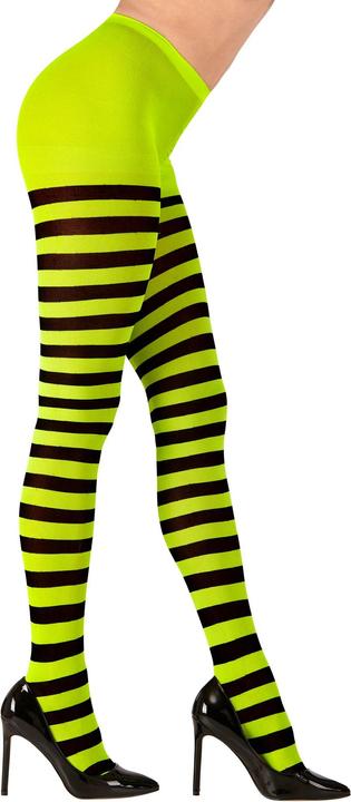 Produktbild Widmann Grün-Schwarz Gestreifte Strumpfhose 70 Den, XL